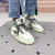 阿迪达斯 （adidas）三叶草女鞋夏季新款DROP STEP高帮板鞋经典复古运动休闲鞋 HQ6948白色灰绿 36
