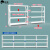 载象仓储货架置物架多层货物展示架钢制储物架仓库轻型200*50*200=4层120KG白色副架