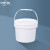 塑料外卖打包小龙虾海蜇包装桶果酱桶B 3L-白色【矮款】 特厚
