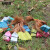 安赛瑞 PVC吊牌（1000张）彩色标签吊签牌花卉园艺塑料小挂牌防水标签园艺 绿色 6×4cm 530339