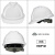 定制适用于男工地领导国标logo印字电工白色头盔夏季 YDOT黄色欧式透气带边孔旋钮帽