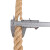 金诗洛 KSL242 麻绳 捆绑绳 打包绳 手工编织绳子 长度可定制 22mm*50m