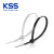 KSS尼龙扎带耐低温耐寒扎线带UL认证进口凯士士黑色/白色扎带绑带 白色 CV-450（8*450mm）100条/包