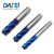 DAFEI65度4刃铣刀蓝色纳米涂层四刃平底刀CNC立铣刀锣刀钨钢铣刀合金