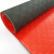 迪茵 防滑垫橡胶PVC脚垫地毯门厅厨房楼梯防水地垫门垫车间仓库地胶垫 红色铜钱形2.5mm厚1.5米宽1米长
