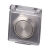 1622mm圆形金属按钮保护罩开关不锈钢按键塑料防尘防水防误撞 22mm金属10个