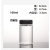 透明高硼硅玻璃样品瓶试剂瓶实验分装瓶耐腐蚀耐高温瓶广口密封瓶Q 透明100ml+四氟垫