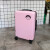MOSPOKE行李箱新款小型旅行箱子皮箱拉杆箱女男大容量潮 A三个头-粉 18寸