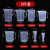 量杯 塑料 量杯量桶有盖子塑料透明带刻度厨房烘焙奶茶机油5000mlMSY 直盖A5000ml