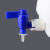 HDPE塑料放水桶下口瓶放水瓶5L10L25L50L龙头瓶蒸馏水桶酸碱纯水 白盖放水桶（整套）50L