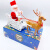 创意电动单爬梯圣诞老人 商场装饰品儿童玩具 红色圣诞帽
