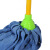 工霸（GONGBA）烤漆铁杆拖把 彩色吸水纤维布条墩布拖布（5把）定制