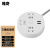 DF56纯白插座带usb插板多功能带线插线板接线板排插 小圆盘15孔带USB--全长0.1米 250V