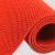 麦锐欧 S型镂空疏水防滑垫 网格pvc门垫 塑胶防滑垫镂空地垫 红色厚4.5mm宽0.9m*15m