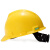 驭舵梅思安豪华型安全帽工地施工领导建筑工程头盔透气男 黄色 标准型PE超爱戴