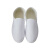立采  白帆布舒适软底透气工作劳保鞋 白色加绒 42 