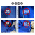 锐麻 工作服蓝大褂定印制LOGO长袖劳保服罩衣迷彩大褂防尘服批发搬运服 （迷彩款）科技蓝 中号（170-180） 