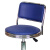 稳斯坦 WST212 员工凳 靠背旋转升降椅车间实验室工作凳(蓝色-靠背圆盘款)需自行安装