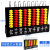 竖式计数器学生教师教学演示用小学教具学具百位万位亿位3三挡5五档9九档计算架数学用品加减法运算多省包 [磁吸算珠]红色30个+蓝色20个