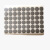 布基标签塑基圆标24灰色炭纤维不干胶标签30布基胶贴25宽圆点 50mm(5000片)