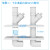 大漠山（Damoshan）50PVC管延长管接头加长下水道排水管直接延长内插加高缩口大小 A款 总高约10cm