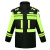 出极 反光分体式棉衣 反光冬季工作服 防寒防水保暖 300D 棉内胆 黑绿色上衣 单位：件 XL 