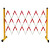 黑龙江绝缘施工围栏电力安全玻璃钢圆管伸缩围栏隔离带围挡防护 高1235米红白色加厚国标