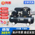 鸣固 空压机皮带机 220V工业型气泵皮带式空气压缩机高压喷漆泵 V-0.25/8(单相)2.2KW（整机四件套+F30钉枪）