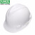 梅思安V-Gard安全帽 ABS/PE超爱戴一指健安全帽 建筑工地电力施工新国标安全帽 白色（标准款） PE-一指健