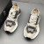 JEPSEN欧洲站男鞋复古运动鞋2023新款小众溶解鞋男士增高老爹鞋 灰色 40标准皮鞋码