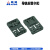 简易PCB线路板DIN导轨底座安装支架PCB模组安装固定量大价优 DRG-07-A 黑色 单个 1-99套