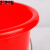 集华世 多功能红色手提加厚塑料水桶【17L无盖款】JHS-0175