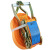奈鑫 货车双钩拉紧器紧绳器 捆绑带涤纶紧固带加厚棘轮拉紧器 3.8cm宽（2T）6米 