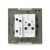 西屋（Westinghouse）五孔双控开关插座面板W71023K/2Y_GD 维品系列奢雅金 网络墙壁暗装86型