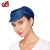 世霸（SHIBA） 防静电帽 防尘帽 电子食品喷漆纺织行业工作帽 小工帽藏青色 1顶起购