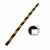 昊鹰 提示防撞条PU防撞条 黄黑提示防撞条（外圆内直角）长1米