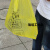 加厚黄色垃圾袋医院诊所平口手提背心式大号危险废弃物塑料袋泰禧阁 45*55加厚垃圾袋50只 默认1