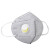 雅氏（YASHI）KN95口罩带呼吸阀防尘透气 灰色独立包装口罩（10个装） 灰色 疫情特殊时期 不支持退换货