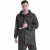 易美丽诺 LH1002 分体式反光雨衣雨裤套装户外雨具 黑色 基础面料XL