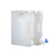 塑料方桶户外车载放水桶龙头瓶PP级便携储水瓶ASONE 3L(不带龙头款)