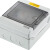 KEOLEA 配电箱防水明装空气开关盒子户外防雨塑料小型回路空开箱 18回路套装-01 