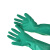 代尔塔（DELTAPLUS） 201802丁腈橡胶防化手套 VE802 1副 绿色 9.5码