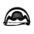 严品安防 电焊防护防雾面具 氩弧焊气保头戴式全脸防护焊帽浅灰