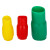 克洛伊裸端子绝缘软护套电线铜鼻子黄绿红保护套管V10/1625平方电缆色套 红色 V1.25-1.5平方（2000只）