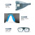 烧电焊眼镜氩弧焊防强光护眼焊工通用眼镜 二保焊护眼焊工专用防 透明