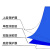 艾博瑞（Aberry）粘尘垫除尘胶垫无尘室实验室地垫脚垫可撕式蓝色300张 300张/盒 66*115cm蓝色