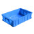 冰禹 BY-1189 蓝色加厚塑料周转箱 可带盖零件盒物流箱 550*420*190mm