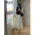 黛美琪（Daimeiqi）连衣裙新款2023夏季女装法式设计感小众收腰显瘦拼接裙子夏天 图片色 XL