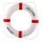 船用救生圈救生圈实心塑料救生圈泡沫救生圈2.5kg救生圈 红白 带字 泡沫圈