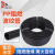 鸣固 黑色塑料波纹管 PP阻燃穿线软管加厚电工绝缘套管 加厚-外径54.5内径48/25米